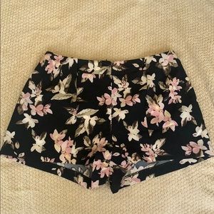 Floral dress shorts